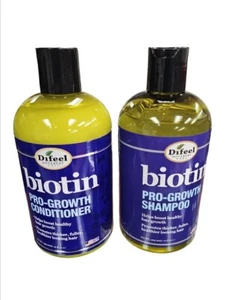 Champú y acondicionador Difeel Biotin Pro-Growth Duo -12 oz - ENVÍO RÁPIDO - Imagen 1 de 3
