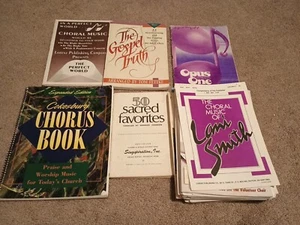 HUGE Lot Of Sheet Music Christian Hymn Spiritual Praise Church Choral Choir - Picture 1 of 1