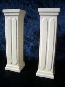 2 Columns Style 2 Thomarillion Unpainted Resin Terrain D&D Dwarven Forge - Picture 1 of 2