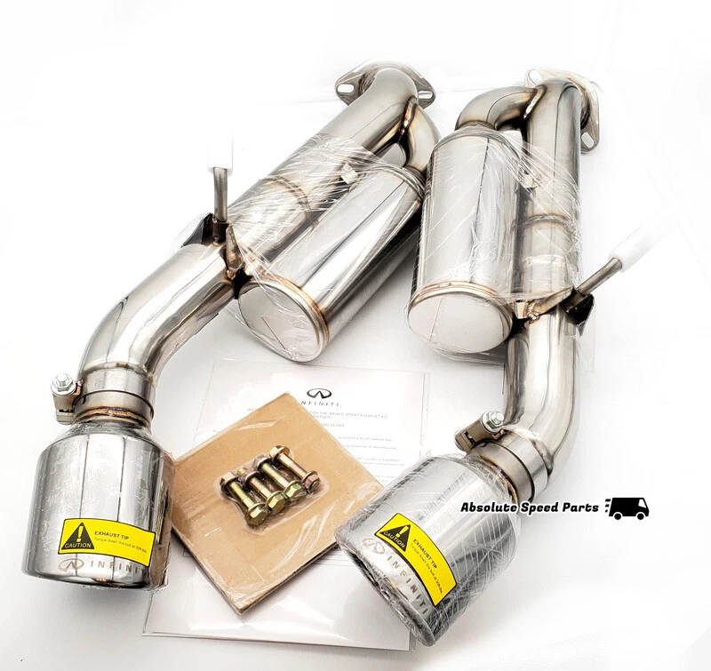 Genuine Infiniti Q50 Helmholtz Resonated Exhaust Kit 2014-2021 OEM B0100-Q50S2 - Image 1 of 1