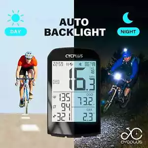 CYCPLUS M1 GPS-Fahrradcomputer ANT+ Bluetooth Drahtlos-Geschwindigkeitssensor - Bild 1 von 7
