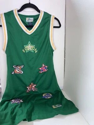 Camiseta deportiva de baloncesto Boston Raw Blue Classics verde retro XL, Foto 1 de 4