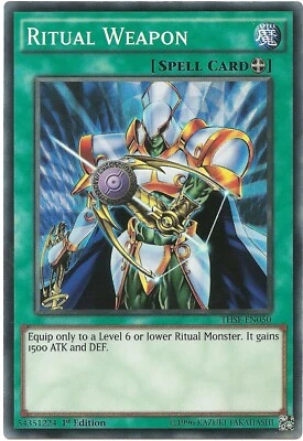 Ritual Weapon THSF-EN050 Super Rare Yu-Gi-Oh Card 1st Edition New - Image 1 of 3