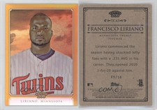 2010 Topps Chrome Topps 206 Chrome Gold Refractor /50 Francisco Liriano #TC43