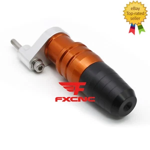 For KTM RC690 RC390 RC200 RC125 2011-2019 CNC Exhaust Sliders Body Protect Guard - Foto 1 di 8