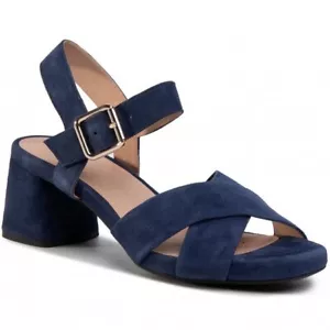 Sandalias de tacón de gamuza Geox D Genziana - Azul - UK 5/EU 38/US 8/247 mm - Nuevas en caja - Imagen 1 de 7