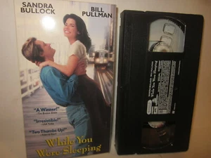 While You Were Sleeping (VHS 1995) Sandra Bullock & Bill Pullman Romantic Comedy - Picture 1 of 6