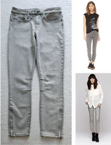HELMUT LANG runway skinny-stretch crop ankle-zip goop fave travel jeans $245 25 - Picture 1 of 14