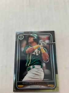 Khris Davis 2020 Tribute Base Card #8