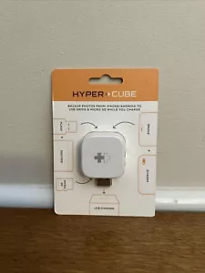 Sanho HyperCube iPhone Android Auto Charging Backup USB microSD Card Reader NEW - Picture 1 of 6