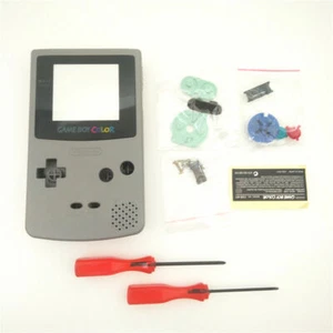GBC Nintendo Game Boy Color Replacement Housing Shell GLASS Screen SFC SNES Gray - Picture 1 of 1