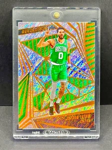 Jayson Tatum RARE SPARKLE REFRACTOR INVESTMENT CARD SSP PANINI CELTICS MVP MINT - Picture 1 of 12