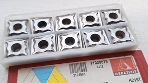 10 Ceratizit carbide inserts XCET 170508FN-27P H216T ( XCET170508 XCNT WNT ) - Picture 1 of 2