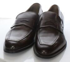 40-76 $ 298 Sz 11 M Men Bruno Magli Leather Nathan Penny Loafers In Brown