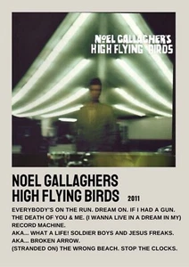 Noel Gallagher High Flying Birds A3 A4 Print Poster Unframed - Picture 1 of 1