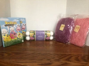 12 Decorating Easter Eggs & 2 Pks Easter Grass & 2 Egg Decorating Kits  - Picture 1 of 7