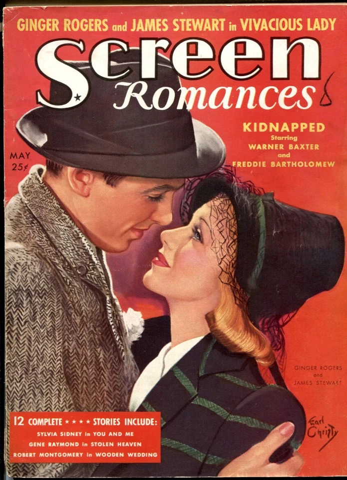 MAG: Screen Romances mayo 1938 - James Stewart - Ginger Rogers Foto 1 de 1