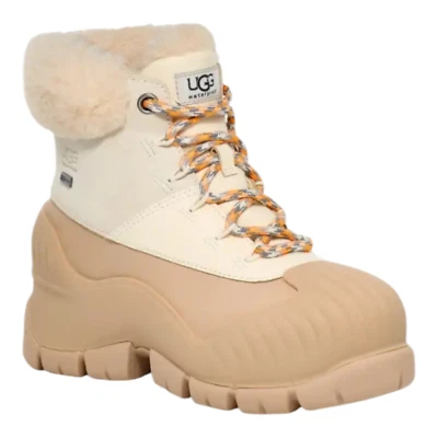 Botas al tobillo UGG Adiroam para mujer blancas fósiles talla 11 Foto 1 de 4