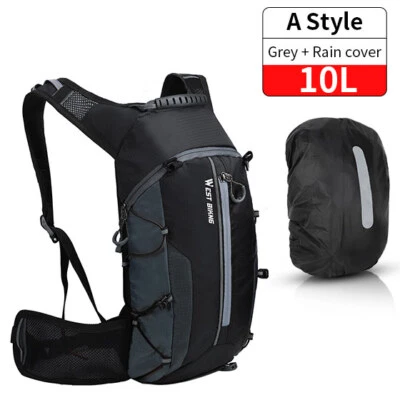 WEST BIKING Mochila Mochila Mochila Mochila Impermeável Ciclismo Caminhada Hidratação 10L - Imagem 1 de 4