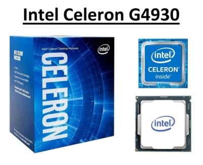 Intel Celeron G4930 SR3YN Dual Core Processor 3.2GHz, Socket LGA1155, 54W Sealed - Image 1 of 4