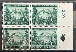 German stamps 1943 block Mi:DR 855 Rosegger birthplace MNH /5955 - Picture 1 of 1