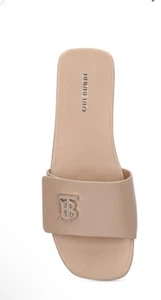 $750 BURBERRY Women's Sandals Blush 36 5 5.5 6 Slides Sloan Quiet Luxury Slip On - Picture 1 of 8