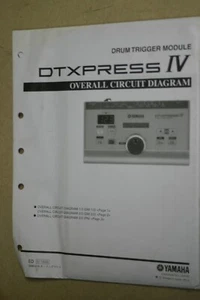 Yamaha  DTXPRESS IV Drum Trigger Module Overall Circuit Diagram - Picture 1 of 3