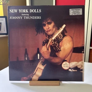 New York Dolls featuring Johnny Thunders Vinyl White Limited 1000 NM/VG+ - Picture 1 of 9