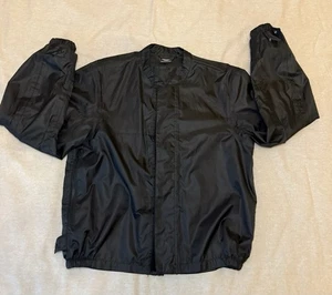 Harley Davidson Jacket Men Med Black Rain Windbreaker Full Zip Motorcycle 2013 - Picture 1 of 23