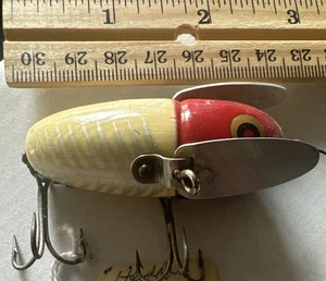 1946 Heddon Crazy Crawler Wood Fishing Lure - Picture 1 of 8