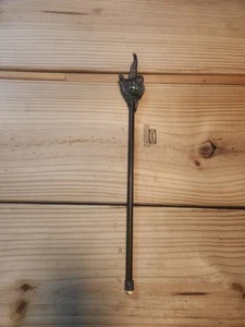 Maurys Pewter/Brass 16" Wizard Wand. Signed Gallo 1989 Colorful Gems - Picture 1 of 8