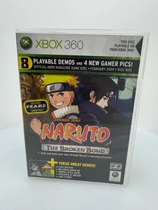 Xbox 360 OXM Demo Disc #93 Feb 2009 Naruto Broken Bond Portal Lego Batman - Picture 1 of 5