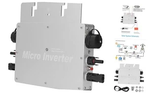 Solar Wechselrichter Grid Tie Micro Wechselrichter 700W IP65 Steuerung APP Steuerung - Bild 1 von 8