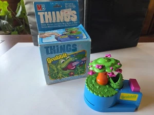 VINTAGE 1986 T.H.I.N.G.S. GRABBIT MILTON BRADLEY GAME Box Missing One Bug - Picture 1 of 9
