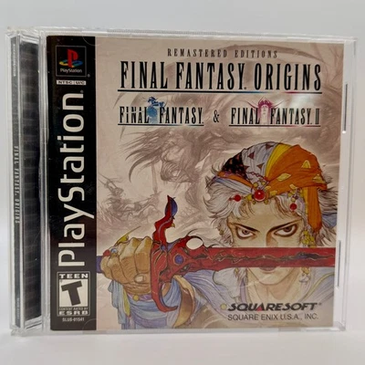 Final Fantasy Origins Remastered I & II PSX PS1 PlayStation Sony CIB Complete - Image 1 of 4