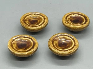 Set 4 magneti frigo ceramica pasta all'uovo Portogallo "Pasteis de nata" - Foto 1 di 9