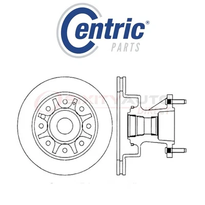 Centric C-TEK Disc Brake Rotor for 1999-2007 Ford E-350 Super Duty 5.4L 6.0L if Foto 1 de 4
