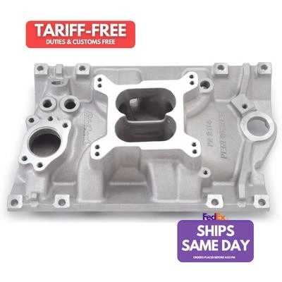 Edelbrock EDE2114 Dual Plane Aluminum Intake Manifold fits GM V6 Performance Par - Image 1 of 4