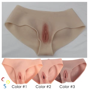 CDS Silicone Fake Vagina Shorts Panty HipShaping Pants For Crossdresser - Picture 1 of 15