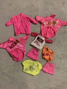 Barbie And The Rockers Clothing Clothes Lot Of 8 Shirts Tops Coat Skirts Vintage - Picture 1 of 4