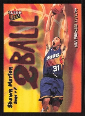 2000 ULTRA SHAWN MARION 11 TB MINT TWO BALL 2 BASKETBALL PHOENIX SUNS - Image 1 of 2