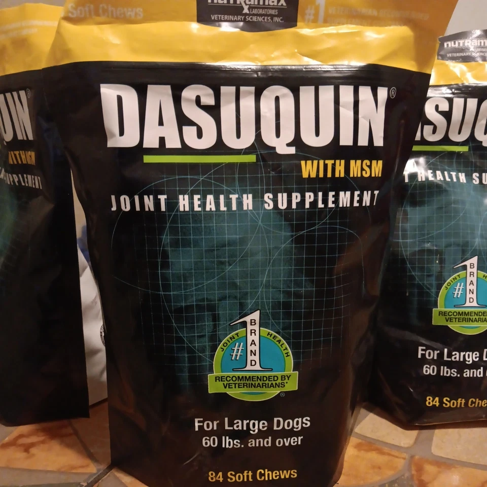 Dasuquin MSM Joint Health Supplement Soft Chews For LARGE Dogs 84ct (5 bags)  - Image 1 of 1