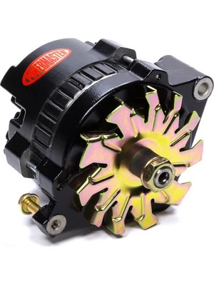Powermaster Alternator GM Style Race 100 amp 16V 1-Wire No Pulley Black (8066) - Image 1 of 4