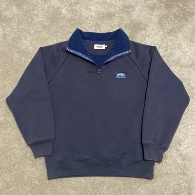 Chaqueta Palace Skateboards Bonded 1/4 Cremallera Polar Azul Marino TALLA L Foto 1 de 4