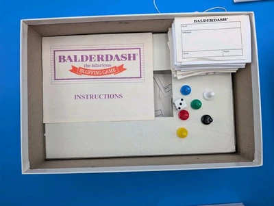 Balderdash The Hilarious Bluffing Game - Juego completo de fiesta vintage Foto 1 de 4