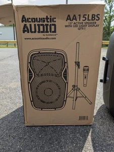 Acoustic Audio AA15 Bluetooth Lautsprecher/Karaoke Maschine (gebraucht) - Bild 1 von 3