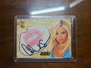 COLLEEN SHANNON KISS  CARD 5 of 24 AUTOGRAPHED 2007 GOLD EDITION BENCHWARMER - Picture 1 of 2