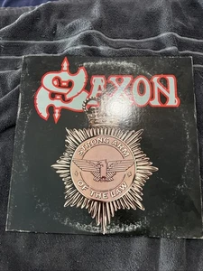 Saxon Strong Arm Of The Law Vinyl LP 1982 Carrere  Heavy Metal - Imagen 1 de 5