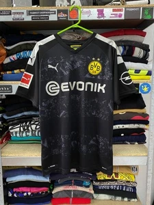 Puma Borussia Dortmund 2019/2020 #17 HAALAND Away Football Shirt Soccer Jersey - Picture 1 of 15
