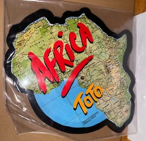 COOL BEANS BLOWOUT: Toto- Africa - Africa Shaped Vinyl Picture Disc Box 2 - Picture 1 of 12
